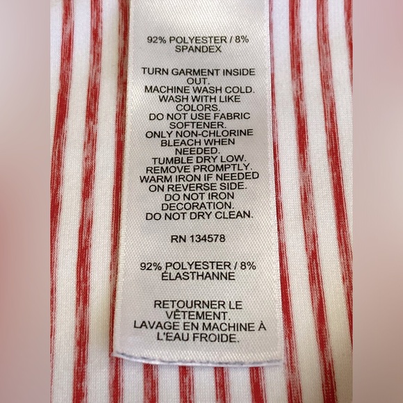 Vineyards Vines Men’s Red & White Stripe Performance Qtr Button Shirt! - Picture 10 of 10
